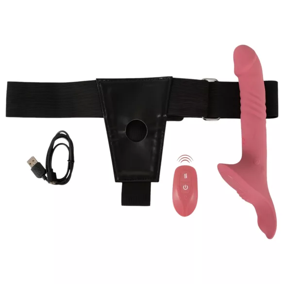You2Toys - prisegamas vibratorius rinkinys - raudonas