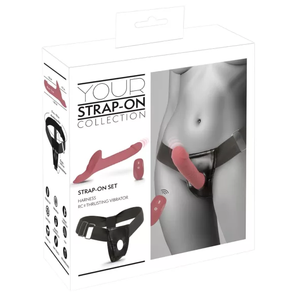 You2Toys - prisegamas vibratorius rinkinys - raudonas