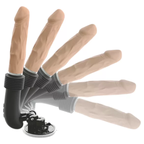 You2Toys - stūmoklinis vibratorius - nuotolinio valdymo - natūralios spalvos