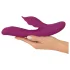 Javida - G taško ir klitorio vibratorius 4in1 - silikoninis - violetinis