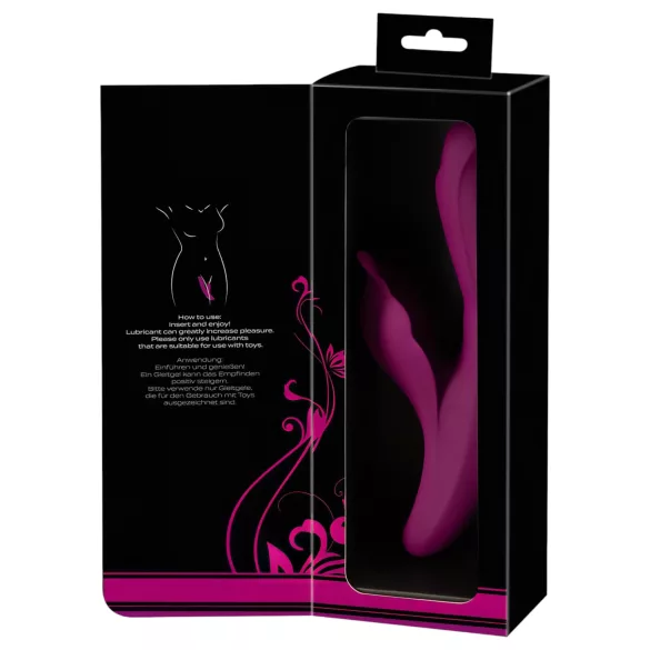 Javida - G taško ir klitorio vibratorius 4in1 - silikoninis - violetinis