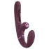 Javida - prisegamas dvigubas vibratorius be dirželio (violetinis)