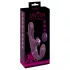 Javida - prisegamas dvigubas vibratorius be dirželio (violetinis)
