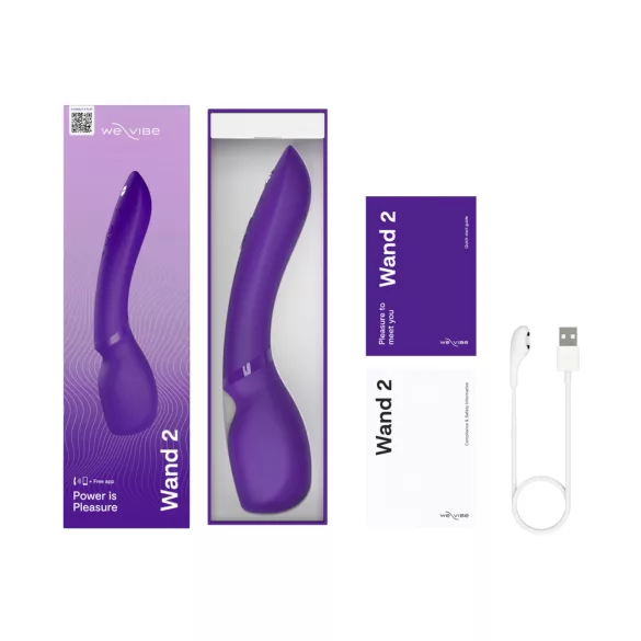 We-Vibe Wand 2 - programėle valdoma masažinė lazdelė vibratorius