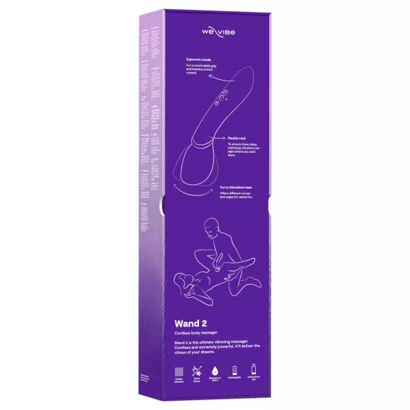 We-Vibe Wand 2 - programėle valdoma masažinė lazdelė vibratorius