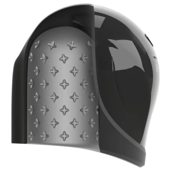 Rebel - vandeniui atsparus penio galvutės vibratorius - juodas