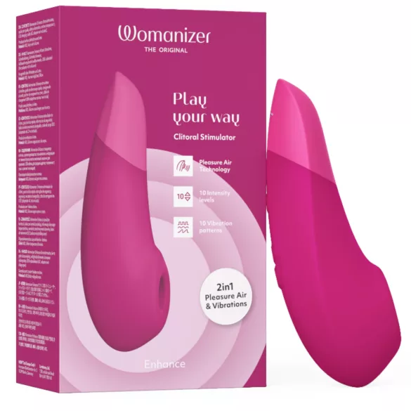 „Womanizer Enhance“ - oro bangų klitorinis vibratorius (rožinis)