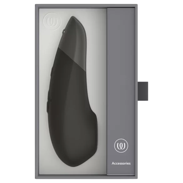 „Womanizer Enhance“ 2 viename oro bangų klitorio čiulptukas + vibratorius (juodas)
