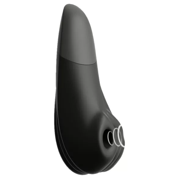 „Womanizer Enhance“ 2 viename oro bangų klitorio čiulptukas + vibratorius (juodas)
