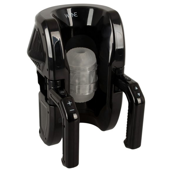 WYNE 10 - automatinis masturbatorius su rankena - juodas