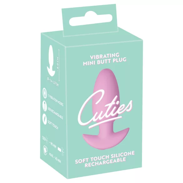 Cuties Mini - vibracinis analinis kaištis - rožinis