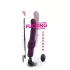 You2Toys - nuotoliniu pulteliu valdomas, šildomas stūmuojantis vibratorius (violetinis)