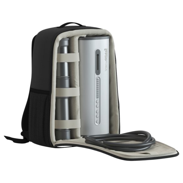 VacuGlide 2 - automatinis vyrų masturbatorius - sidabrinis - tinklinis