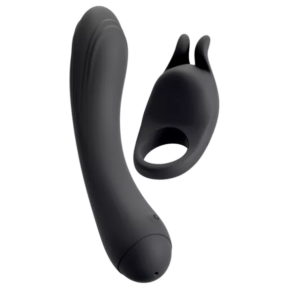 Couple Choice - penio žiedas ir G taško vibratorius - pilkas