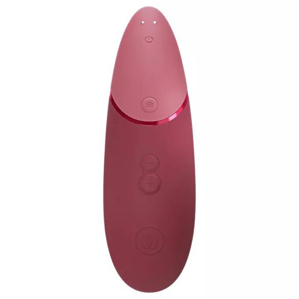 Womanizer Next - klitorinis stimuliatorius su oro bangomis - įkraunamas - bordo