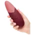 Womanizer Next - klitorinis stimuliatorius su oro bangomis - įkraunamas - bordo