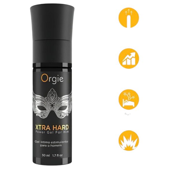 Orgie Xtra Hard - erekcijos stiprinantis gelis - 50ml