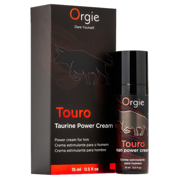 Orgie Touro Power - erekcijos stiprinimo kremas (15 ml)