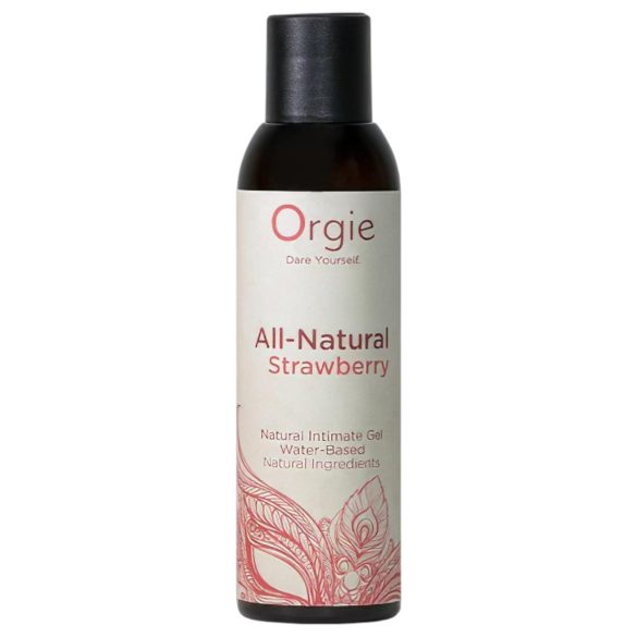 Orgie All Natural - vandens pagrindo lubrikantas - braškių skonis - 150ml