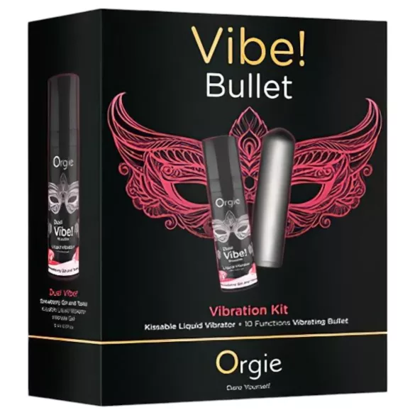 Orgie - mini vibratorius rinkinys - pilkas