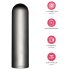 Orgie Bullet – lazdelės formos vibratorius rinkinys (pilkas)