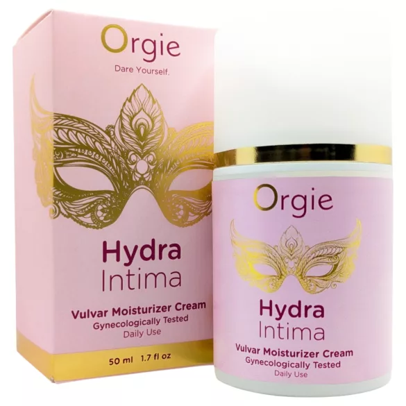 Orgie Hydra Intima - kasdien naudojamas vulvos drėkinamasis kremas (50 ml)