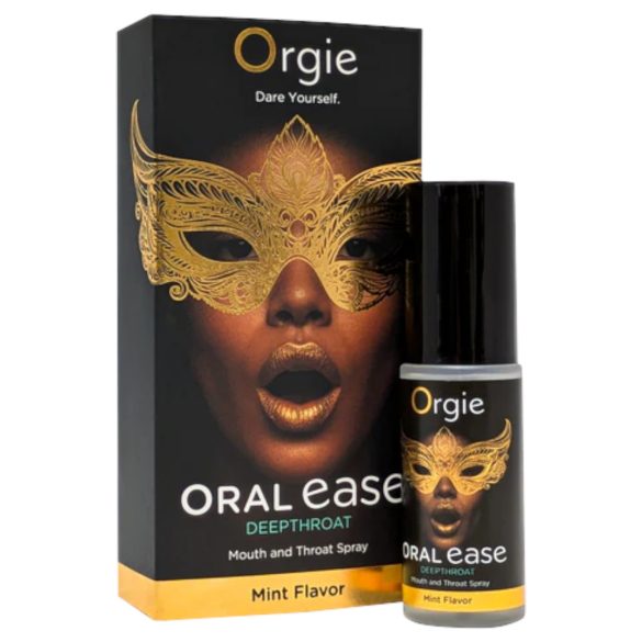 Orgie Oral Ease - burnos nuskausminamasis purškalas su mentoliu (15ml)