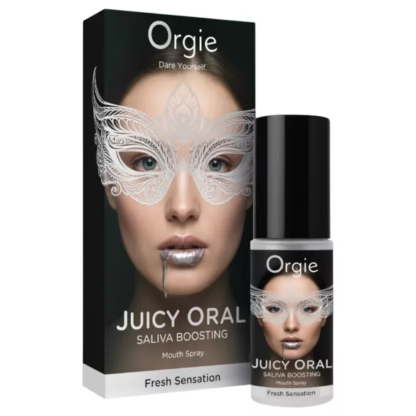 Orgie Juicy Oral - purškiklis bučiniams ir oraliniam malonumui sustiprinti (15 ml)