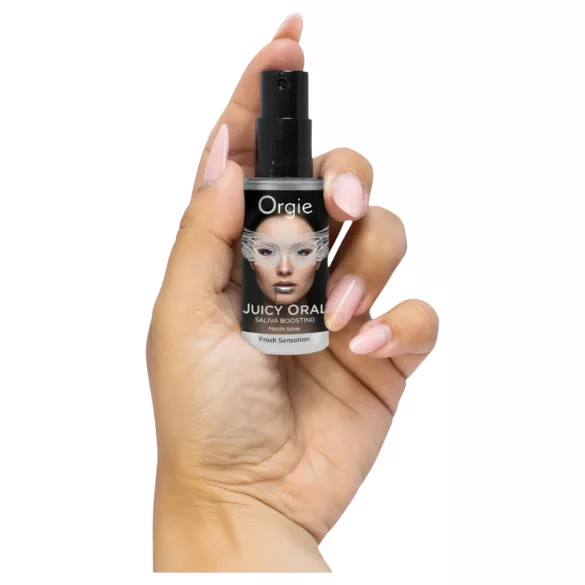 Orgie Juicy Oral - purškiklis bučiniams ir oraliniam malonumui sustiprinti (15 ml)