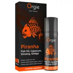   Orgie Piranha Power Cream - Stimuliuojamasis kremas vyrams (15 ml)