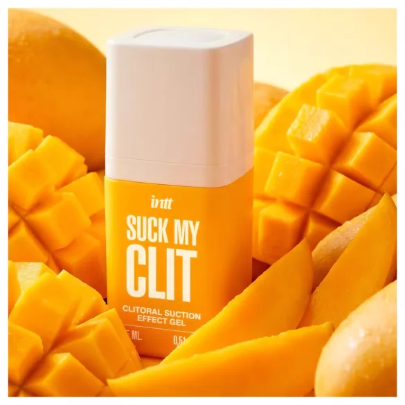 Intt Suck My Clit - klitorio stimuliuojantis gelis moterims - mango (15 ml)