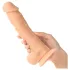 Willie City Luxe - realistiškas silikoninis dildo (kūno spalvos) - 23 cm