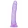 Baseks Jellies - želinis dildo su siurbtuku (violetinis)