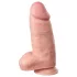 Willie City - storas tikroviškas dildo (kūno spalvos) - 24,5 cm