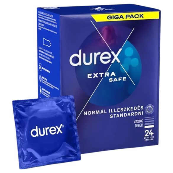 Durex Extra Safe - saugios prezervatyvai (24 vnt.)