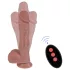 Erospace Natural Play - tikroviškas stumdomas‑sukamasis vibratorius (kūno spalvos)