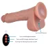 Erospace Natural Play - tikroviškas stumdomas‑sukamasis vibratorius (kūno spalvos)