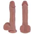Erospace Natural Play - tikroviškas stumdomas‑sukamasis vibratorius (kūno spalvos)