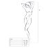 Passion BS016 - minimalistinis tinklinis komplektas (raudonas) - S-L