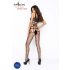 Passion BS032 - tinklo atviras kombinezonas (juodas) - S-L
