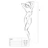 Passion BS052 - atvira tinklinė bodis - juoda - S-L