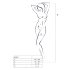 Passion BS057 - Zigsagas tinklinis rinkinys (raudonas) - S-L