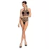 Passion BS087 - permatomas tinklinis bodis - juodas - S-L