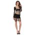 Passion BS105 - tinklinė mini suknelė (juoda) - S-L
