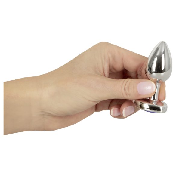 Magic Shiver - analinis kaištis su akmenuku - metalinis mėlynas