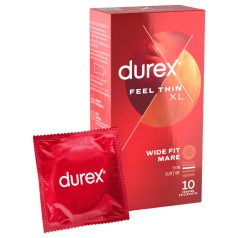   Durex Feel Thin XL - prezervatyvai - natūralaus pojūčio - 10 vnt