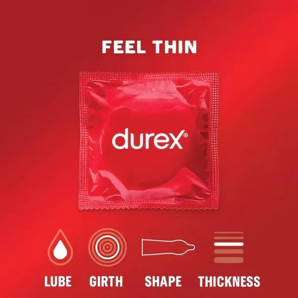 Durex - ploni prezervatyvai - natūralus pojūtis - 2x12 vnt.