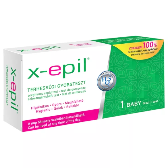 X-Epil - nėštumo testas juostelė - 1 vnt