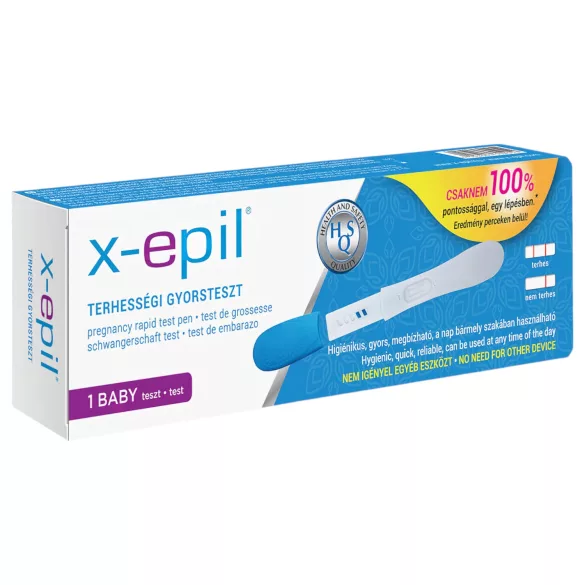 X-Epil - nėštumo testas - pieštuko forma - 1 vnt
