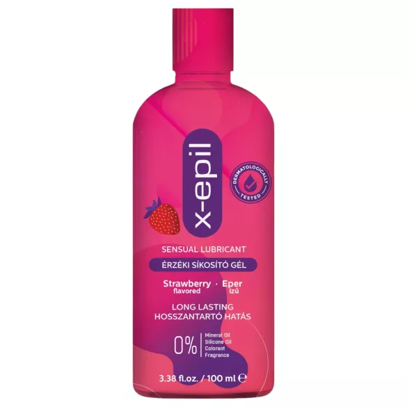 X-Epil - lubrikantas - braškių skonis - 100 ml